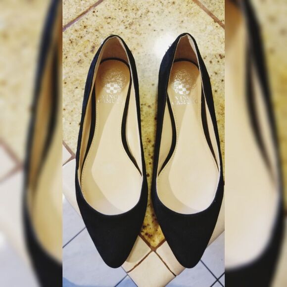 Vince Camuto "Alley Studded suede flats" - Picture 2 of 8